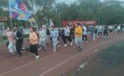 体健学院组织学生开展晨操活动